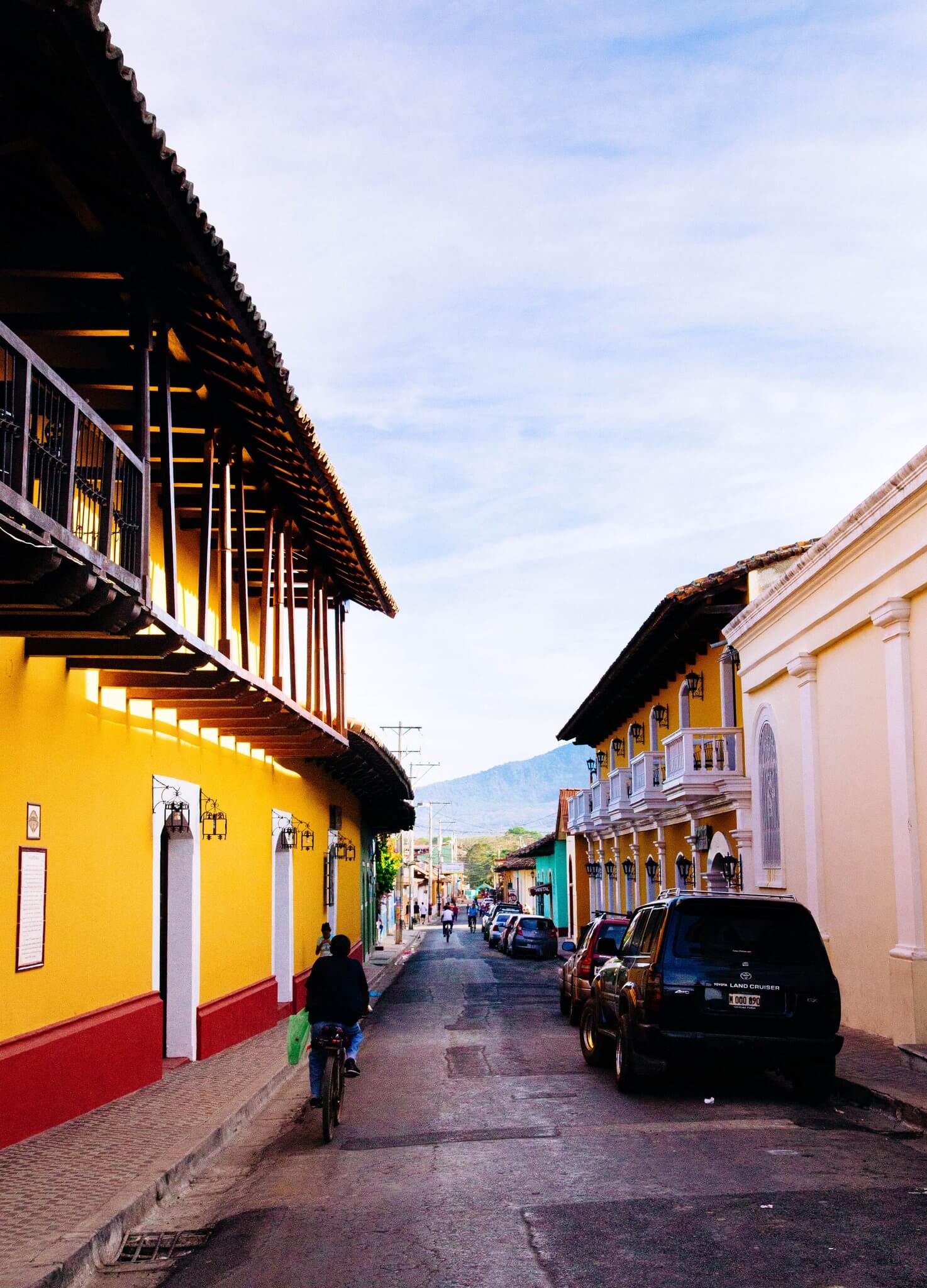 The streets lined with vibrant colored buildings makes Granada one of the most photogenic places to visit in Nicaragua