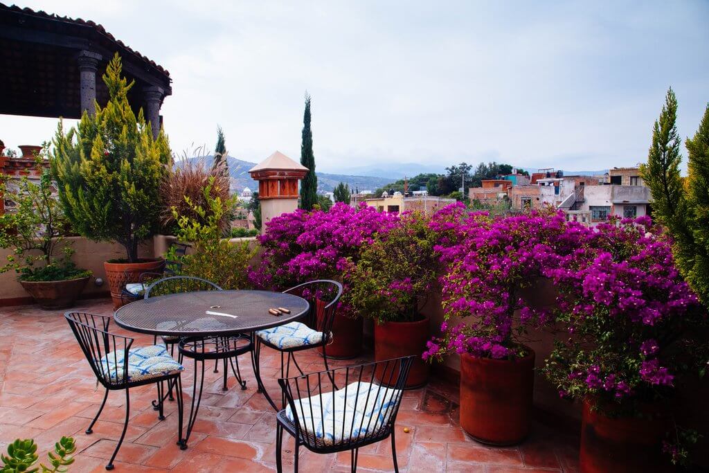 Kalaki Riot Travel | Rooftop at the house in San Miguel de Allende