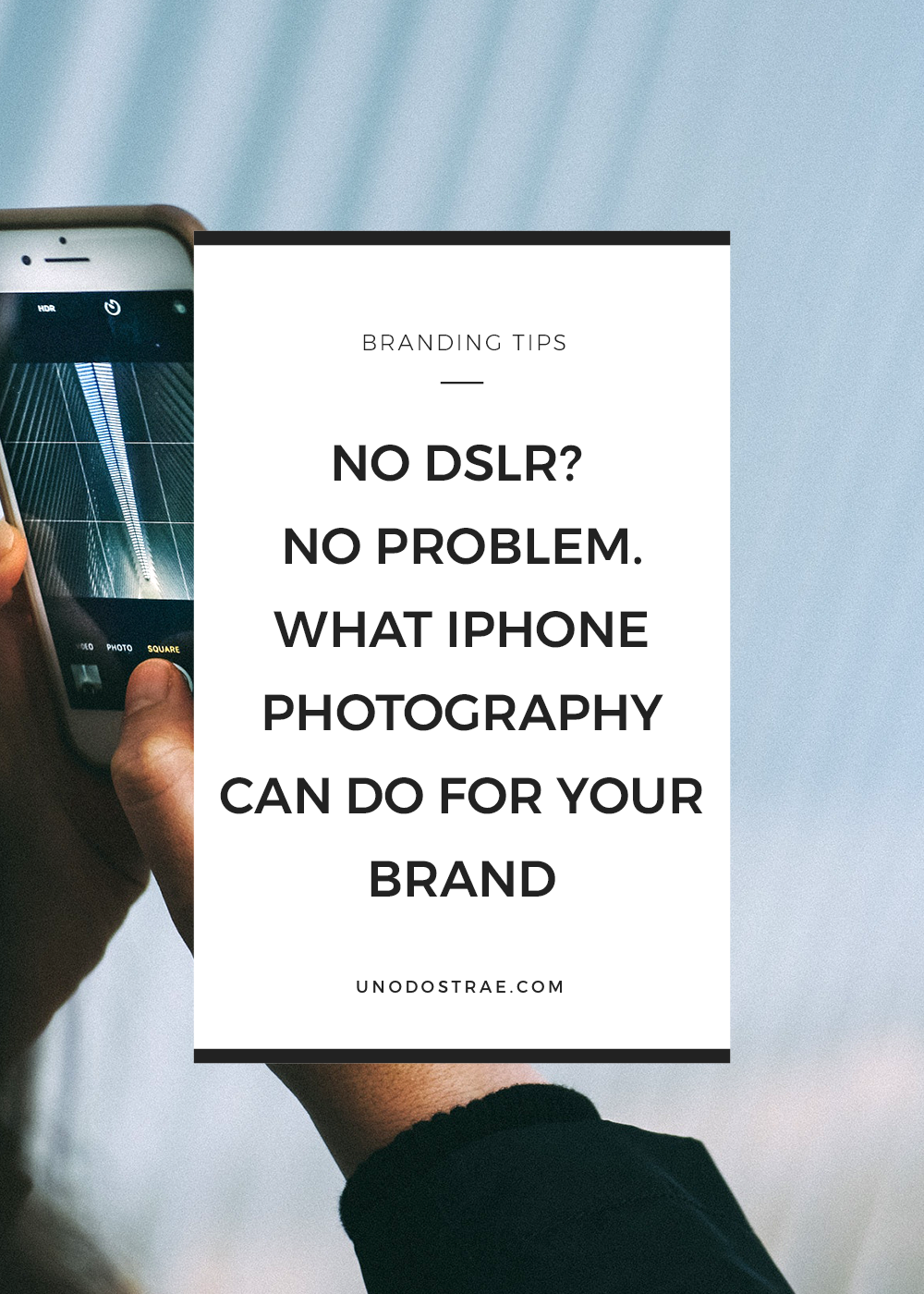 Don't feel like if you don't have a professional camera that you can't take stunning photos for your brand. Use these iPhone photography tips to amp up your branded photos!