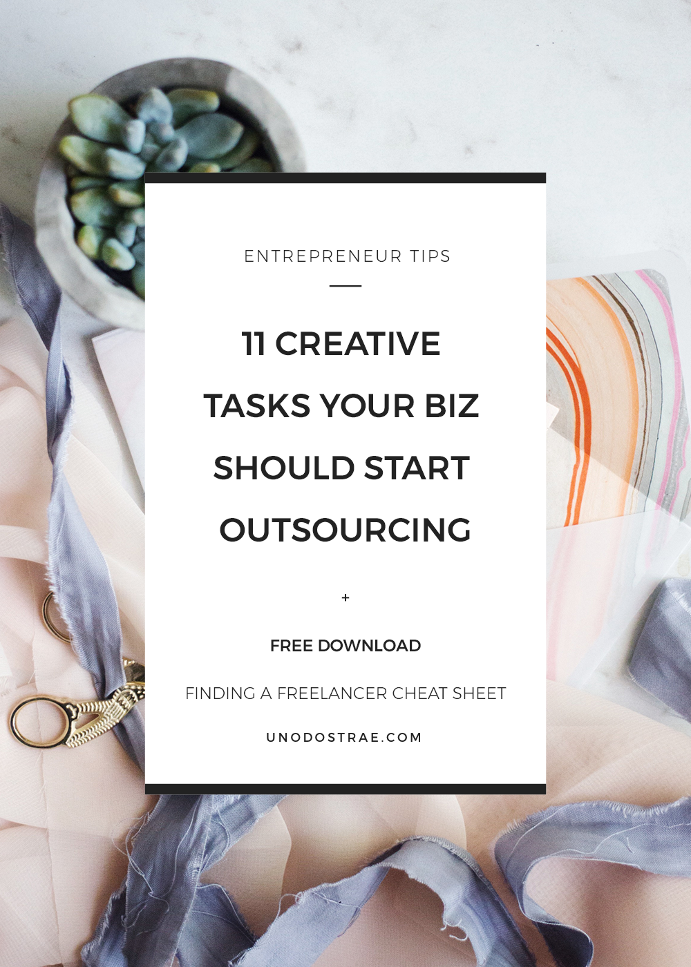With your small biz, outsourcing should never be a dirty word. Learn which creative tasks you can start to outsource today. Creative freelancers are an easy way to free up your precious time.
