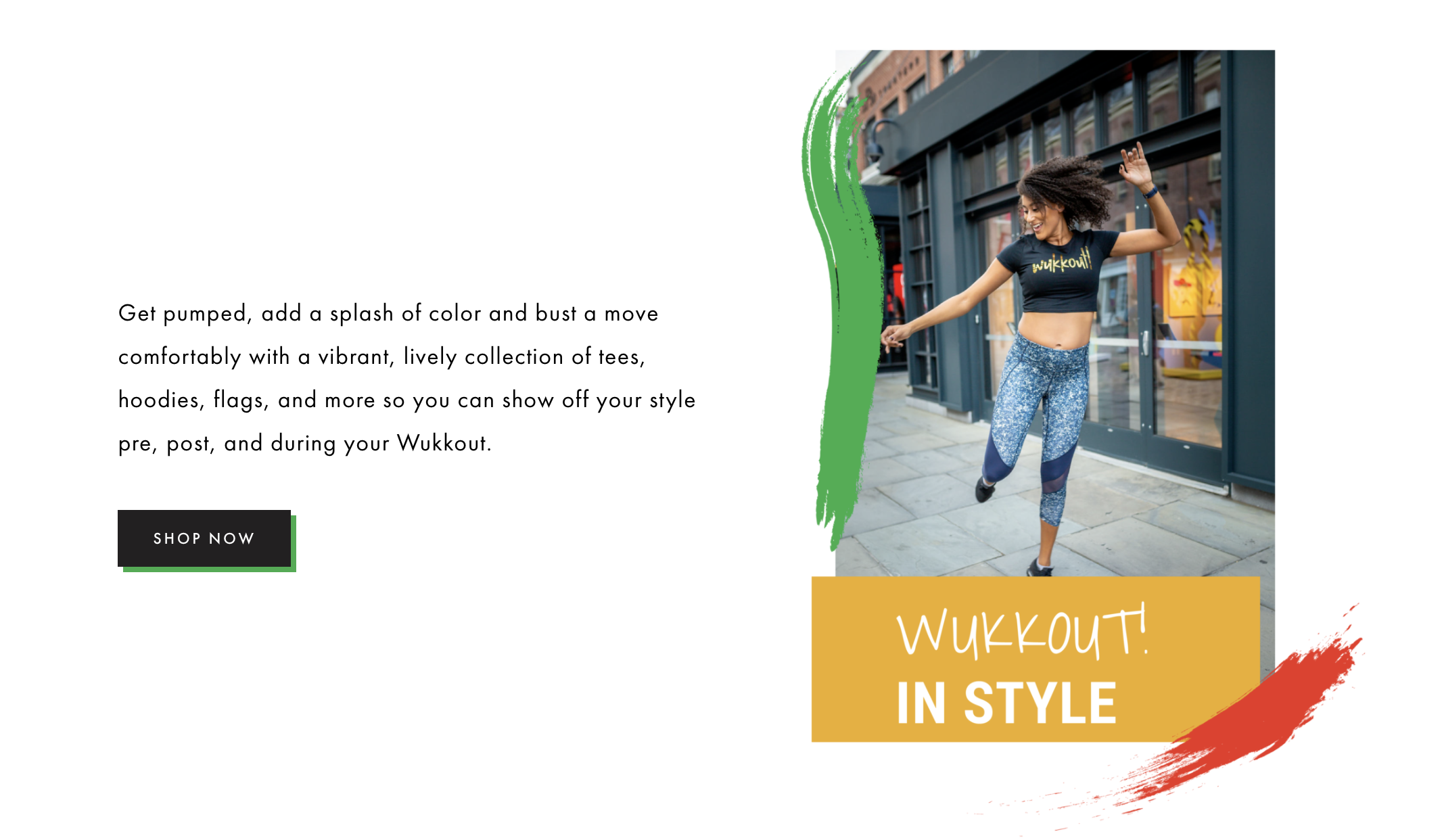 Visual Marketing Example Wukkout Website | Uno Dos Trae 