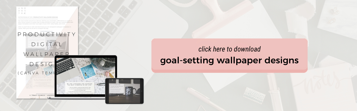 Free Goal-Setting Wallpaper Designs from unodostrae.com