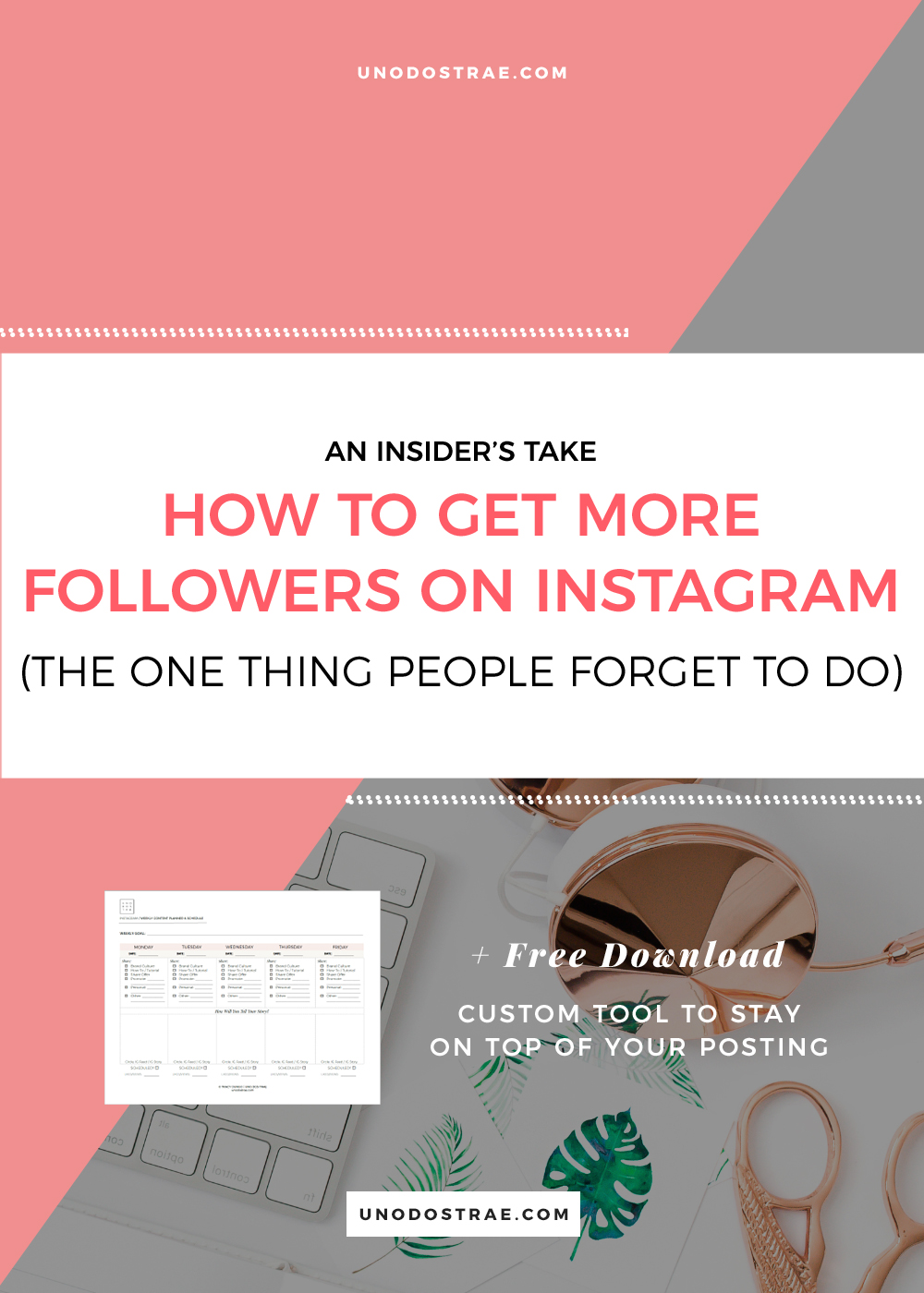 The best way to get instagram followers or get more followers on instagram | unodostrae.com