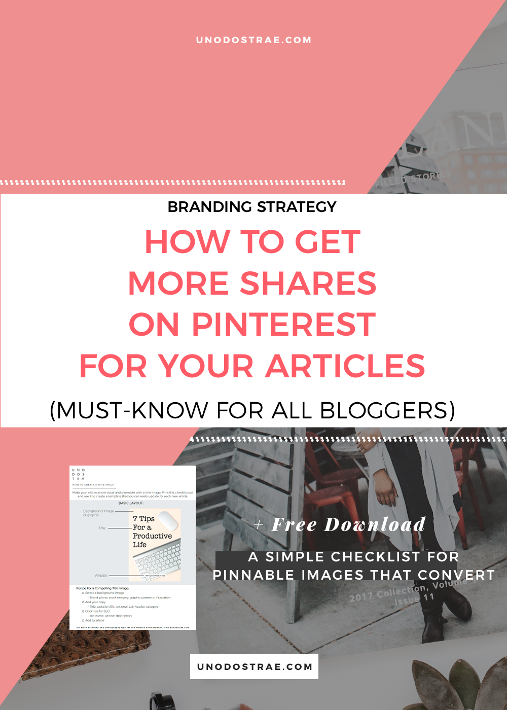 Want to get more shares on Pinterest for your content? Learn exactly how to hide a pinnable image in blog posts | unodostrae.com. #socialmedia #graphicdesign #entrepreneur #bloggers #seo #blogging101