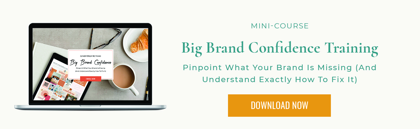 Enroll in the Big Brand Confidence Training!