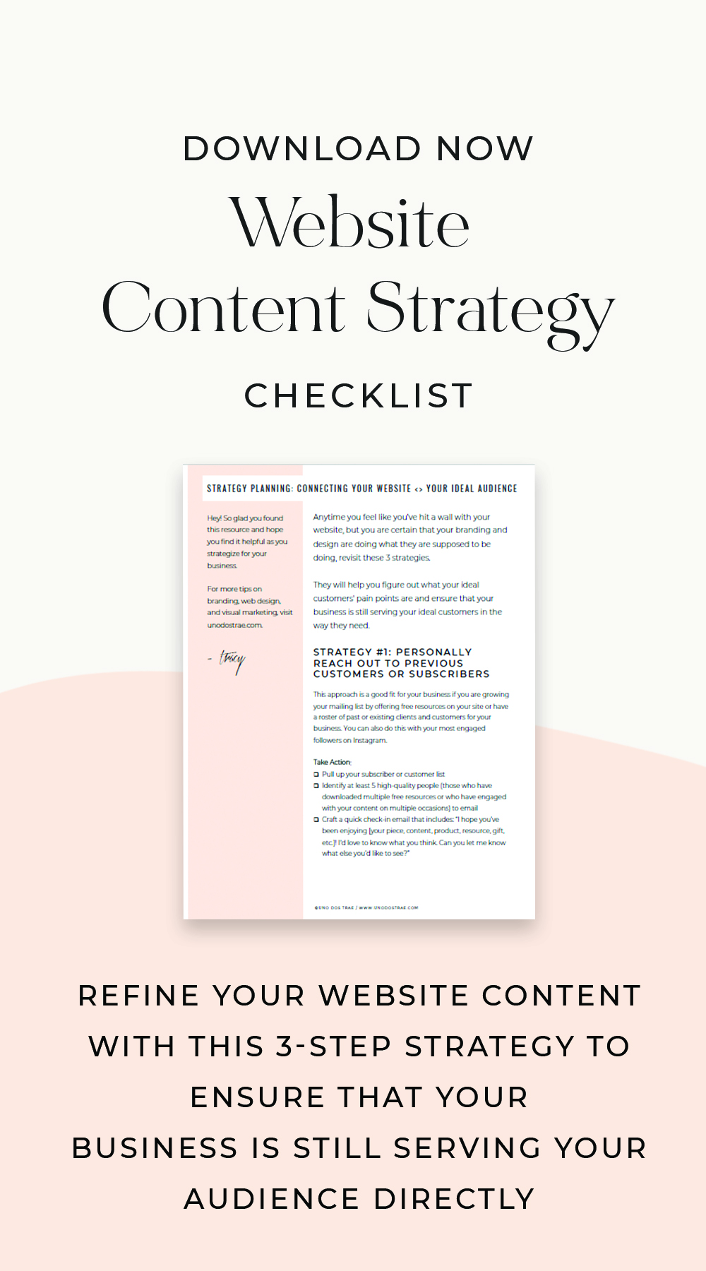 Download the Website Content Strategy Guide | Uno Dos Trae