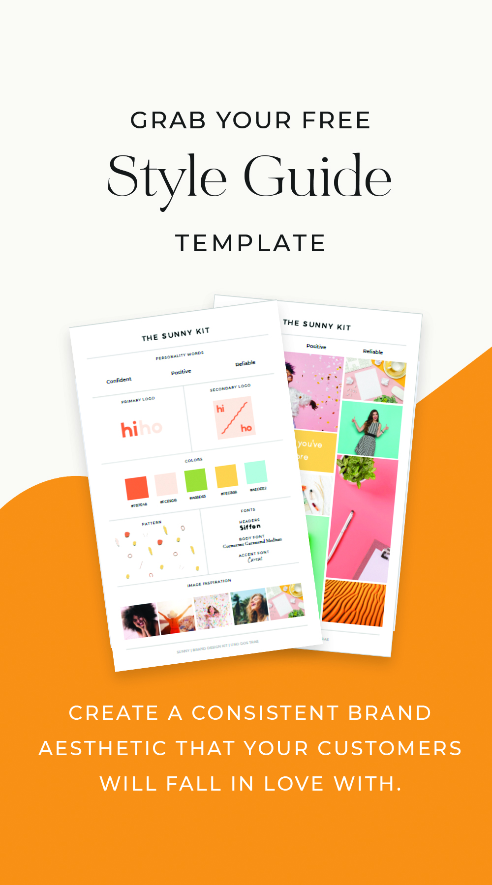 Access The Style Guide Template from Uno Dos Trae