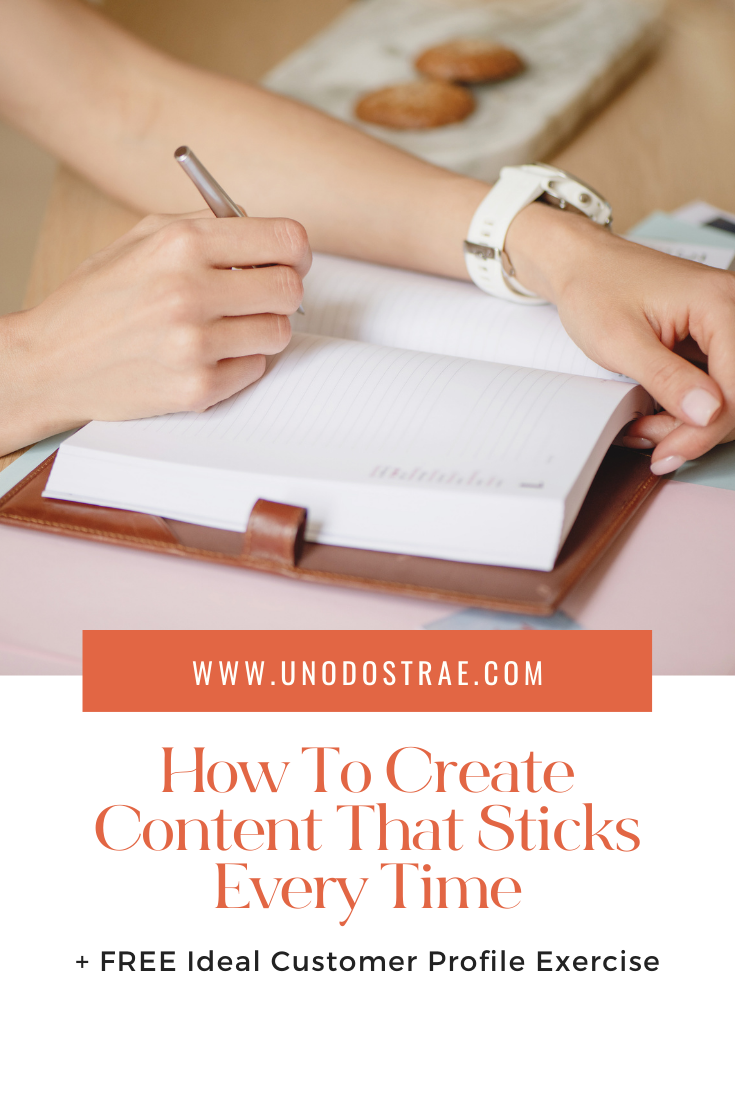 How To Create Content For Your Ideal Customer by Uno Dos Trae