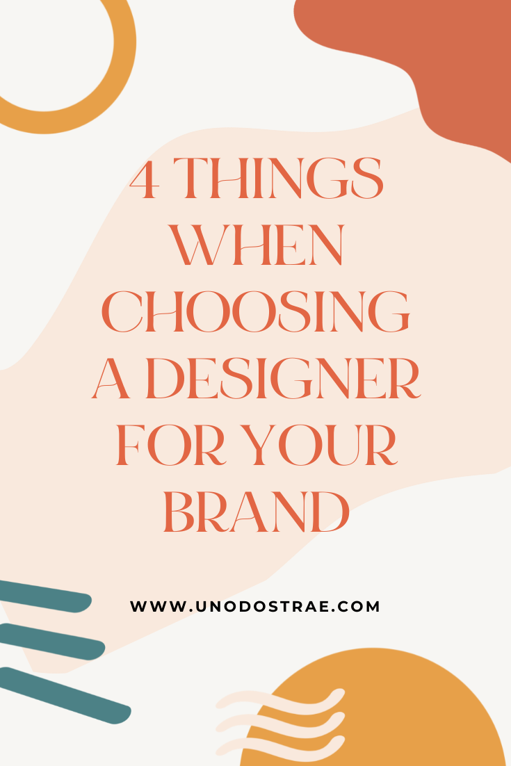 Uno Dos Trae - Choosing a Designer - 5
